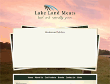 Tablet Screenshot of lakelandmeats.com